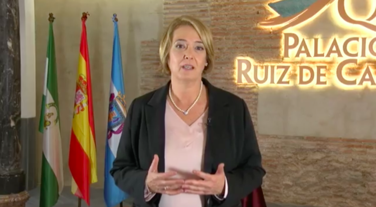 La alcaldesa de Motril, Luisa García Chamorro, discurso de Navidad