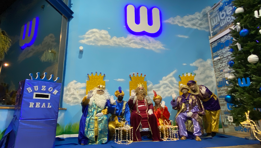 los reyes magos visitan wiber
